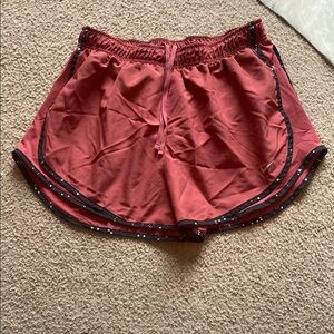 Nike Red Athletic Running Shorts